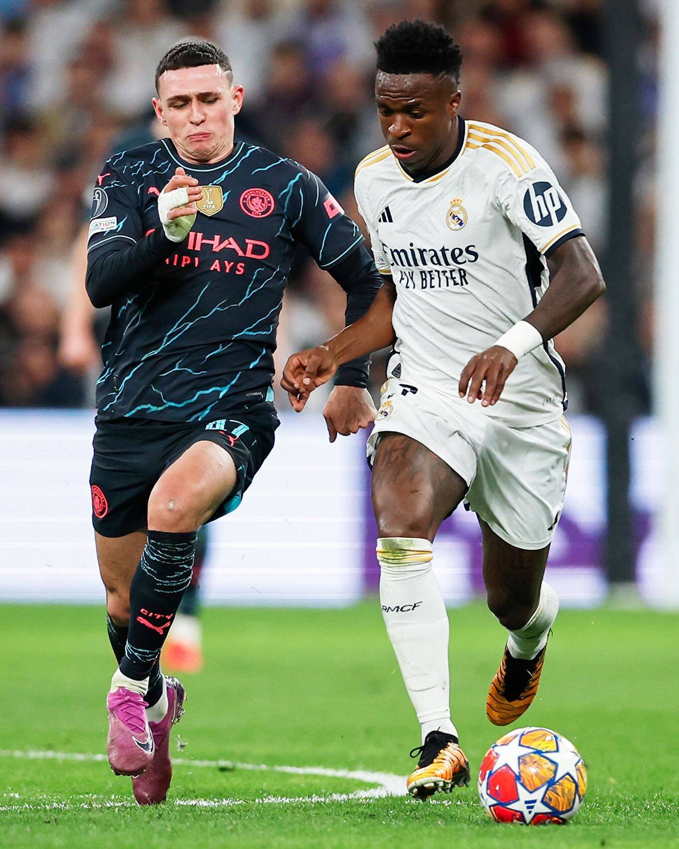 皇马将在欧冠赛场对阵曼城进行角逐