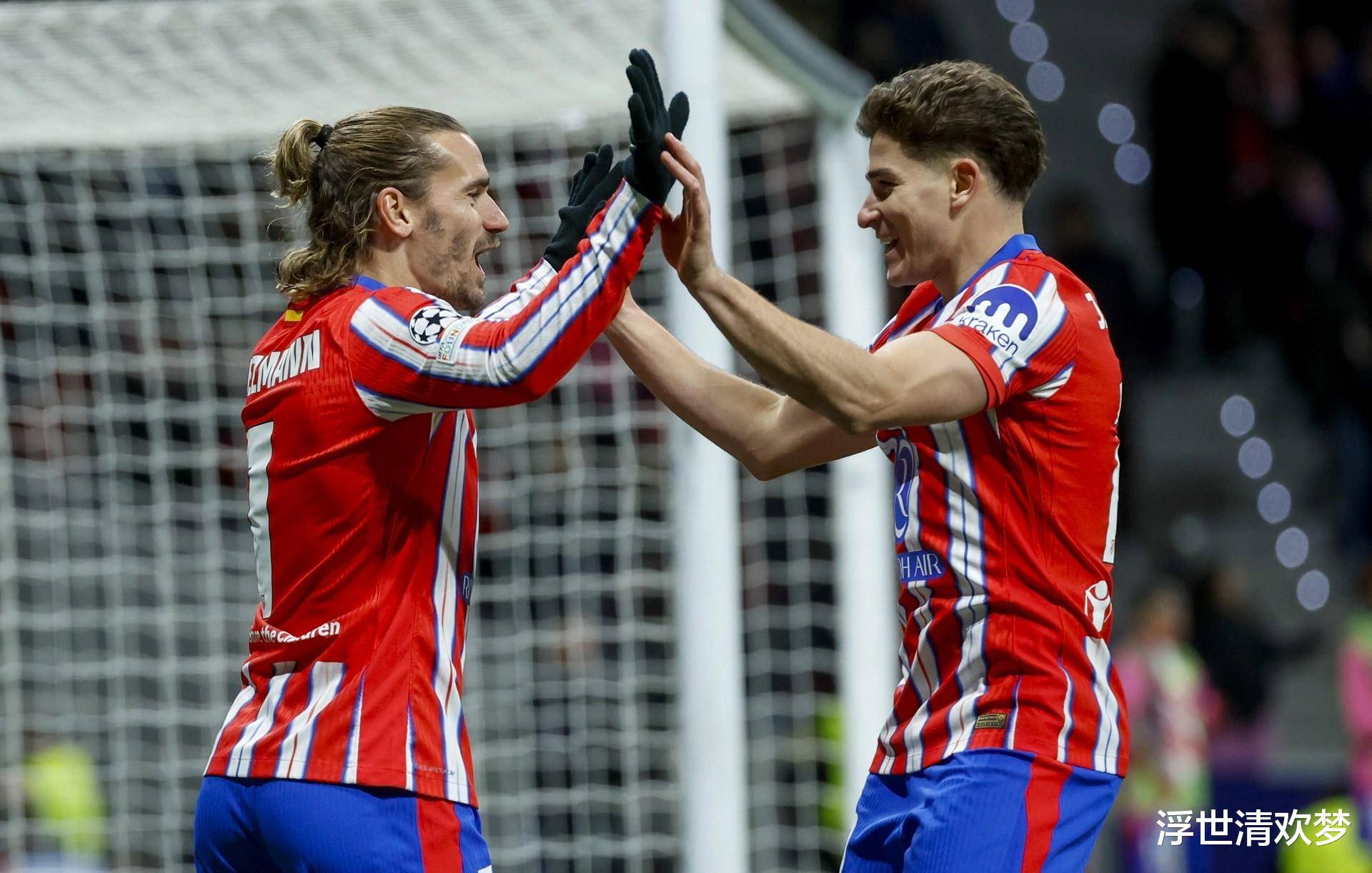 马竞球员全力以赴，取得意外胜利